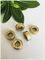 Charnières de porte en acier plaquées d'or roulement à billes d'anneau de généraliste 2,7 millimètres 2.5mm 3.0mm
