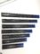 Glissières télescopiques de couleur de tiroir étroit mou noir de la peinture 700mm
